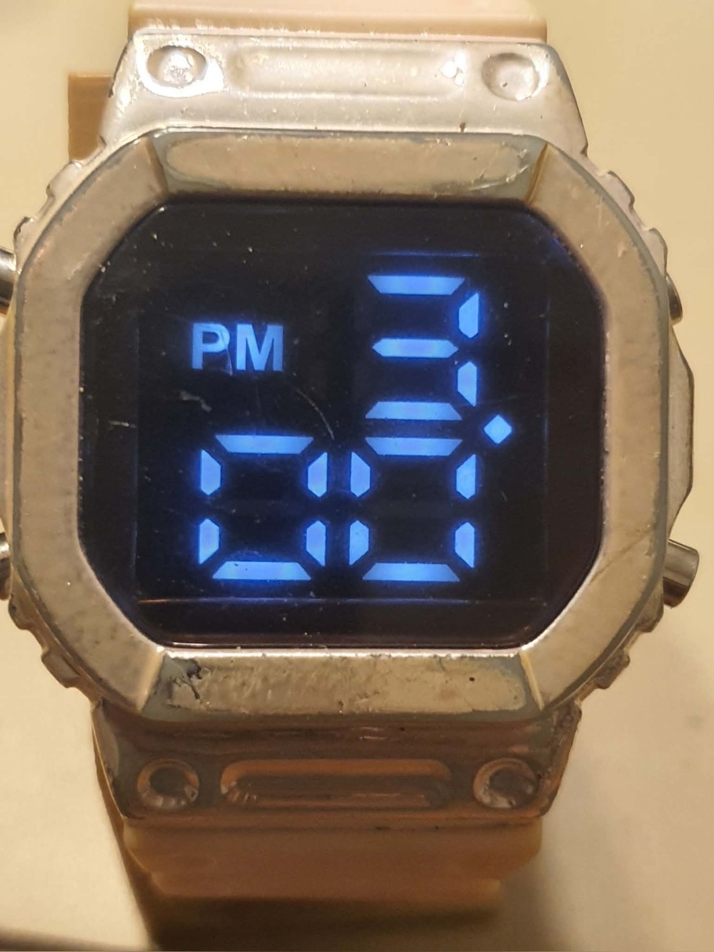🦋10/$20🦋 Justice Silver/Pink Digital Push Led Girl's Watch